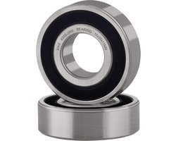 XiKe 6202-2RS Kogellagers (2 stuks) - 15x35x11mm, Dubbele Rubberafdichting