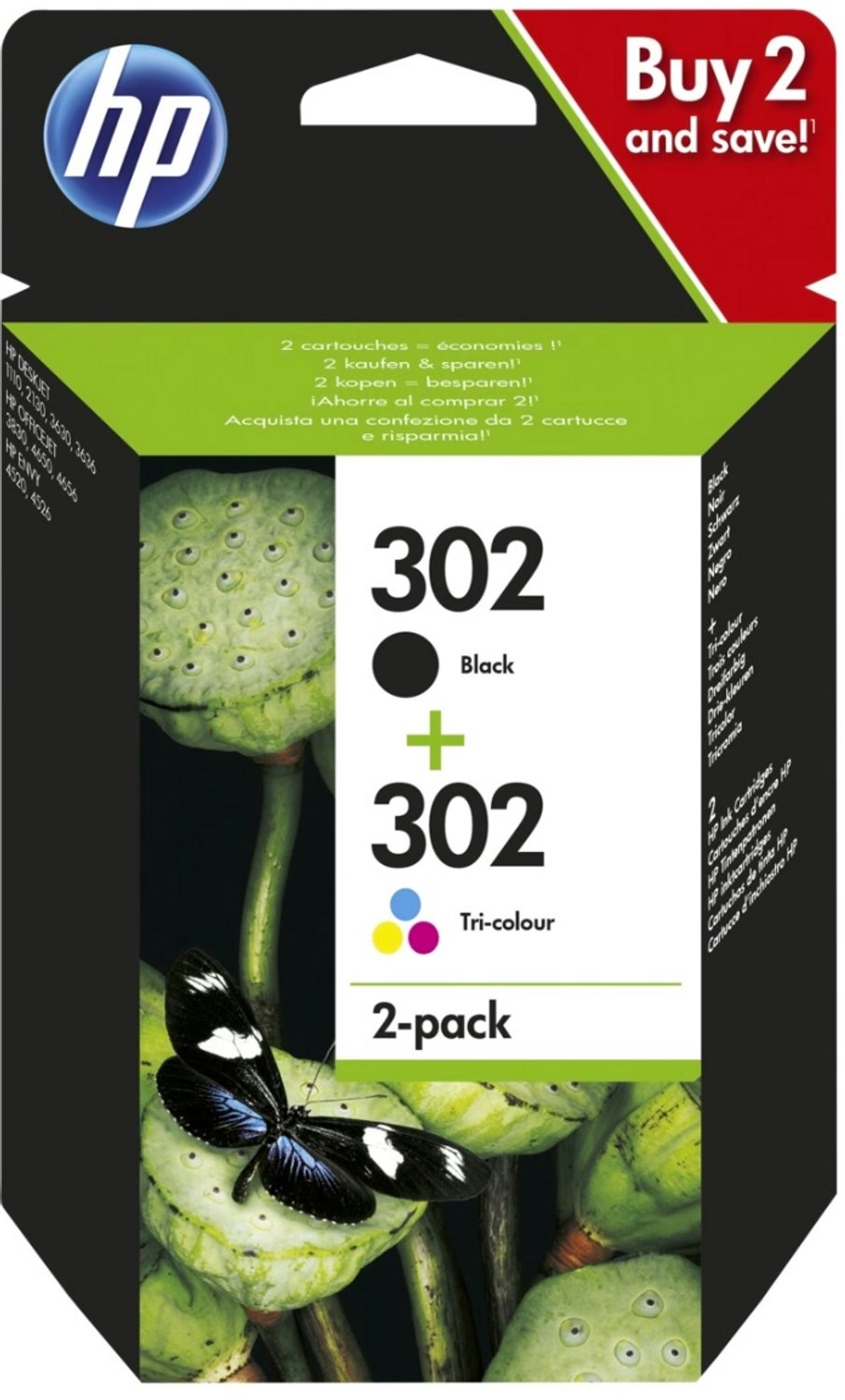 Bol.com HP 302/304 - Inktcartridge - Origineel - Standaard capaciteit - Kleur en Zwart aanbieding