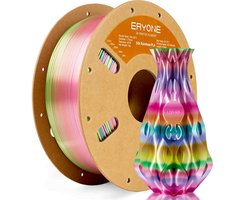 Eryone metal Silk Regenboog PLA 1Kg 1,75mm - Voor 3D-printer & 3D-pen - Filament Rainbow