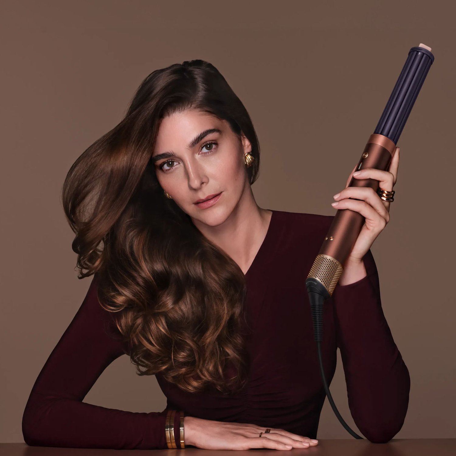 Dyson Airwrap Coanda 2x Straight + Waivy - Haarstyling - Multistyler en föhn - Plum Copper thumbnail 4