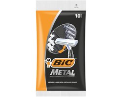 Bic Metal Wegwerpmesjes Heren - 10 stuks, Enkel Mesje