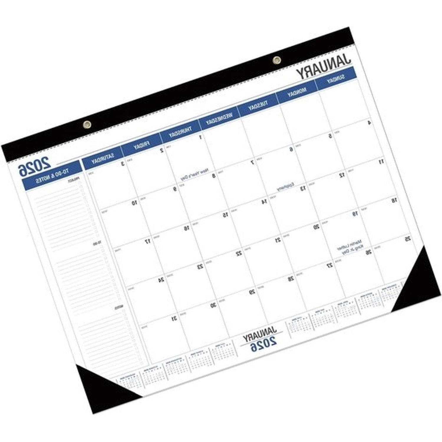Wandkalender Planner - Maandplanner 2026-2027 - Dagindeling - Overzicht van 18 Maanden - 558 x 431 mm - Gekleurd