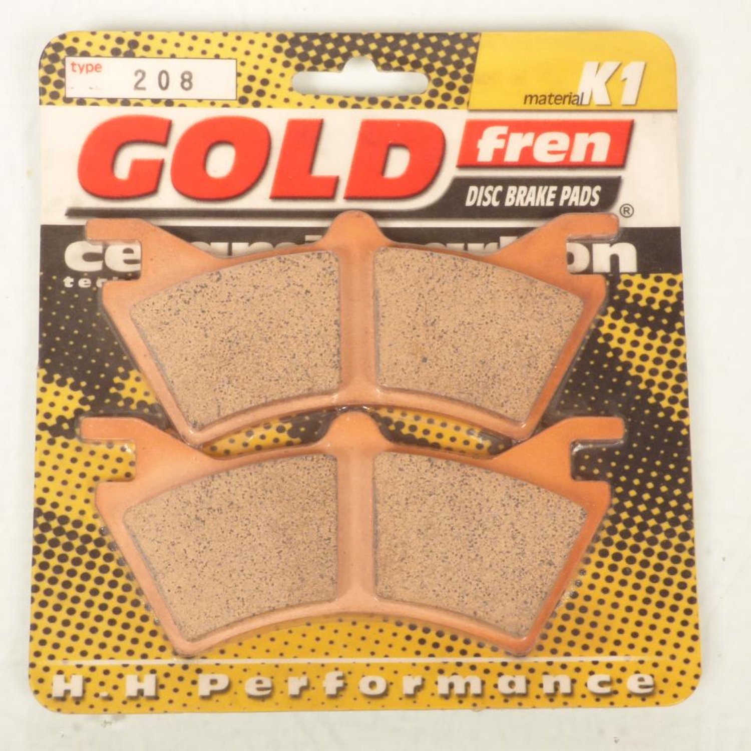Remblokken Gold Fren voor quad Polaris 500 Sportsman Big Boss 6X6 2000 tot 2005 achteraan Nieuw