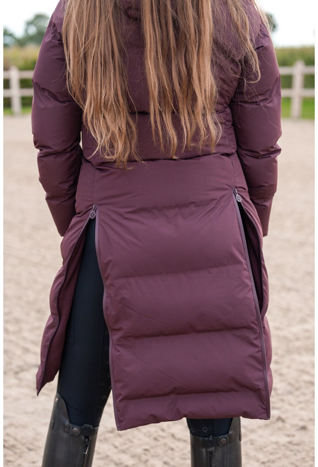 Quur Lange Winterjas Quur Qruby Donkerrood - XL