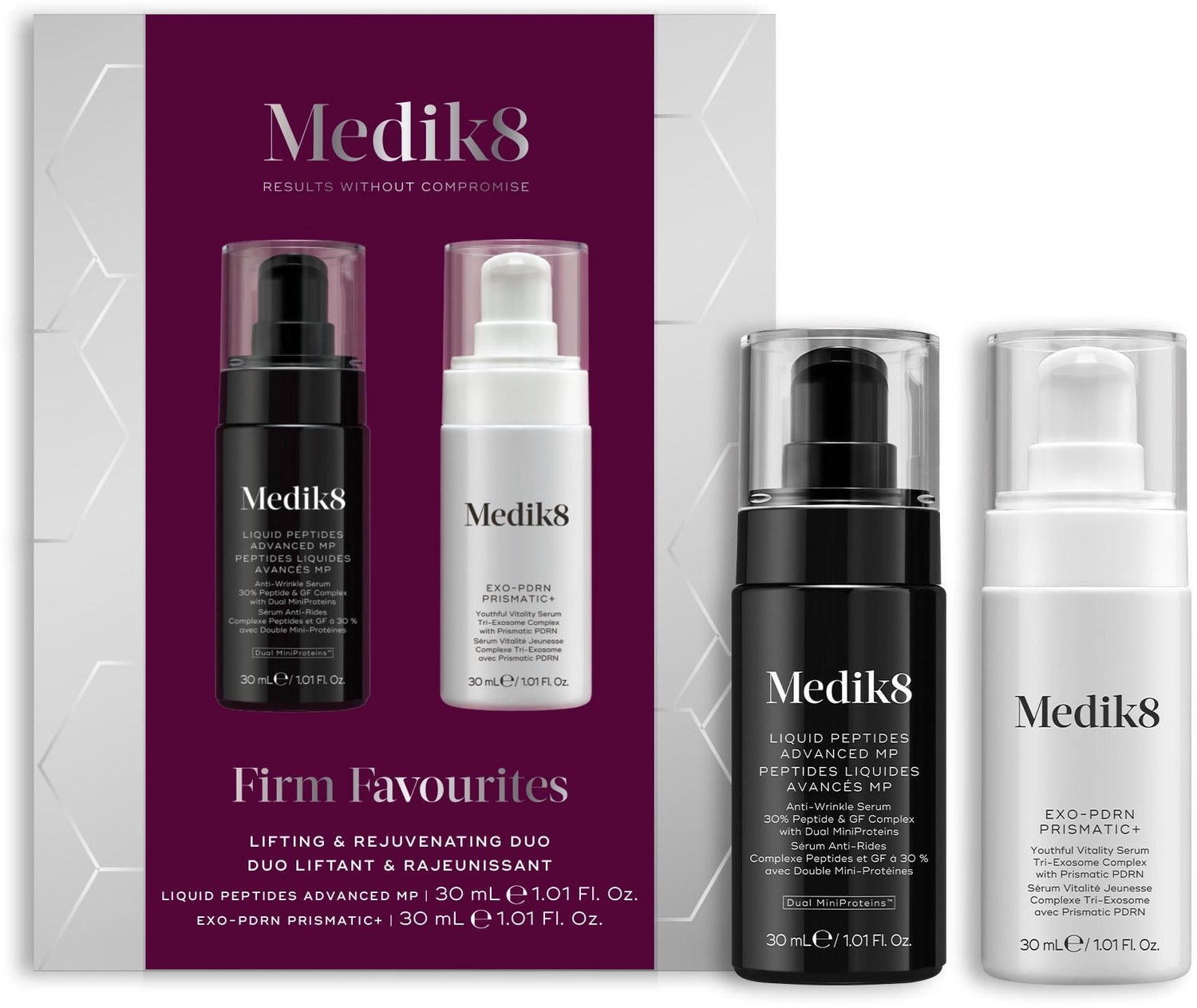 Medik8 Firm Favourites Cadeauset - Liquid Peptides Advanced + Exo-PDRN Prismatic+