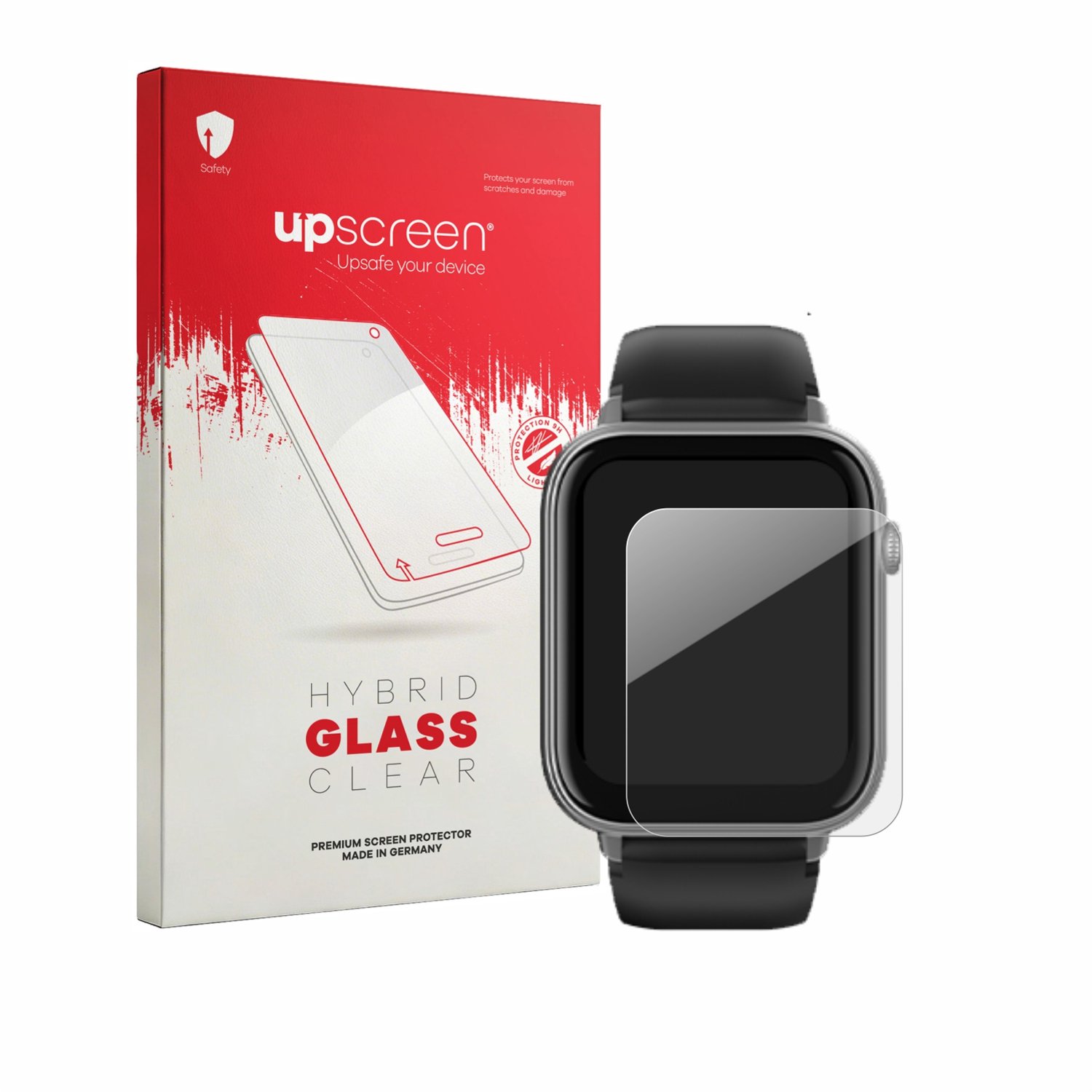 upscreen - Screenprotector voor WeurGhy T10 1.85" - Folie Beschermfolie Beschermglas transparant