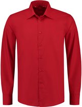 Lemon & Soda heren blouse in de kleur rood in de maat 3XL