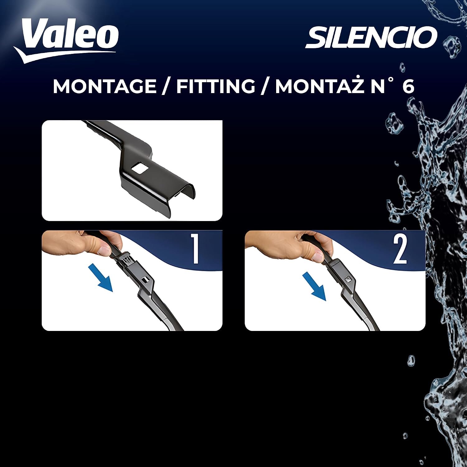 Valeo - Valeo Silencio flatblade VF970 - set ruitenwissers – foto 4
