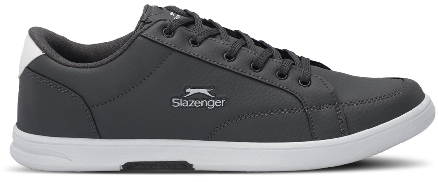 Slazenger Albert Heren Sneakers - Donkergrijs / Wit