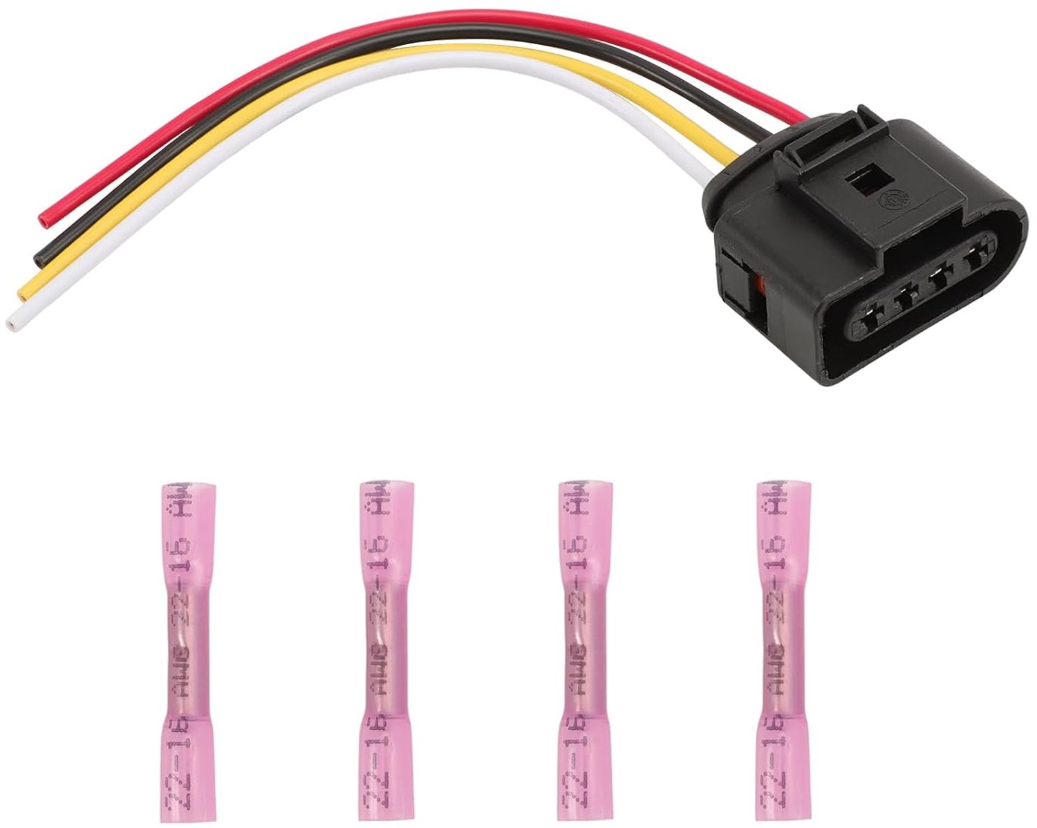 Lucht Temperatuur Sensor Reparatiekabel - 4 Polig - Voor Q3 2012-2015 en Q7 2007-2010 - Vemera
