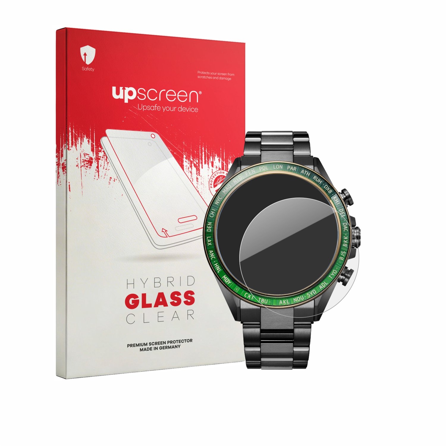 upscreen - Screenprotector voor Citizen Attesa Eco-Drive - Folie Beschermfolie Beschermglas transparant
