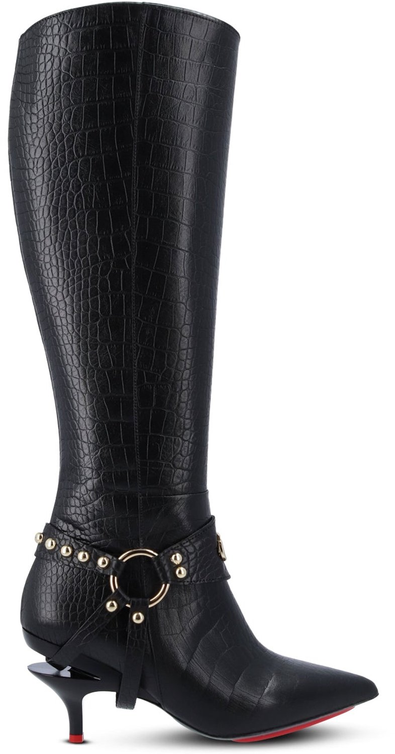 Jan Jansen - Duplex Long Legs - Dames - Laarzen - Zwart