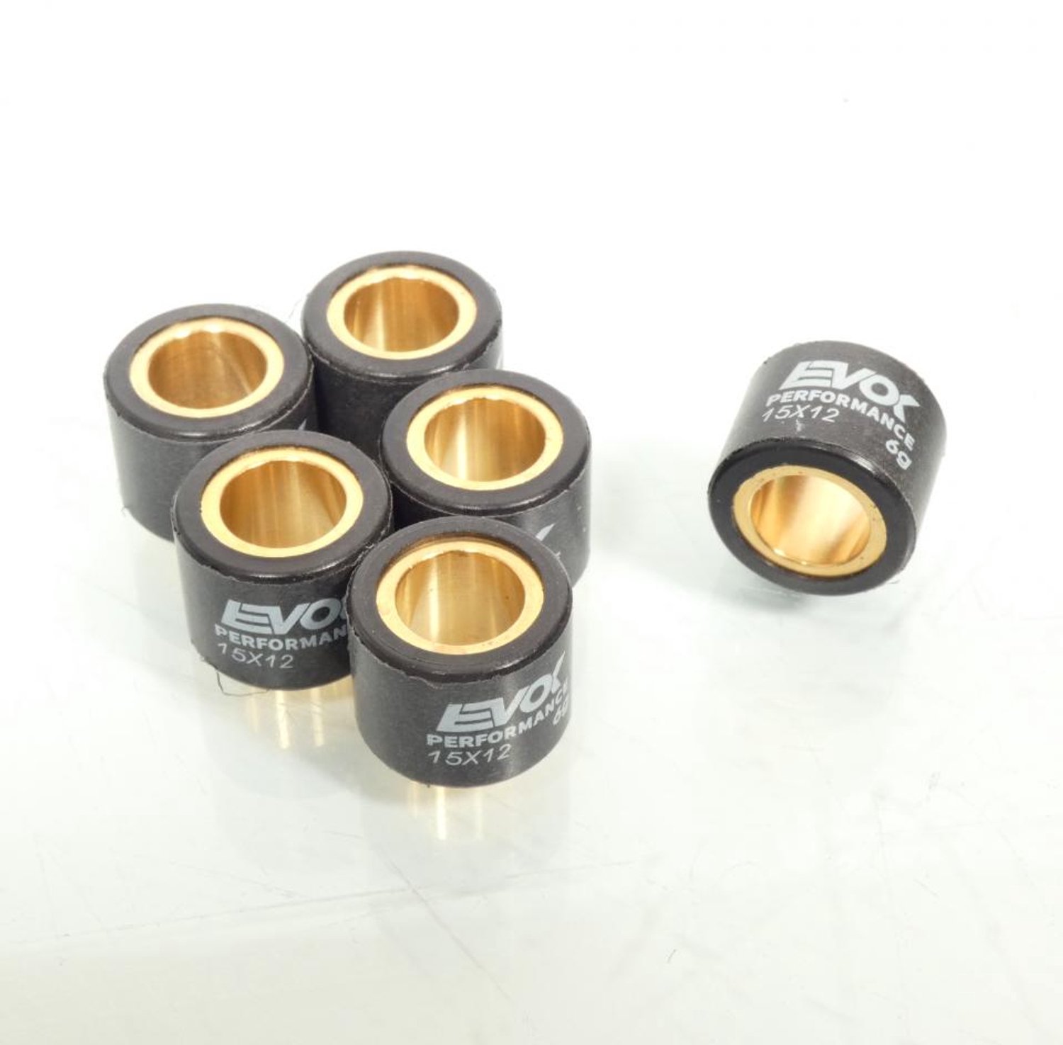 Variateurrol EVOK voor Scooter Yamaha 50 JogR 15x12 6Grs / S41000030P004 Nieuw