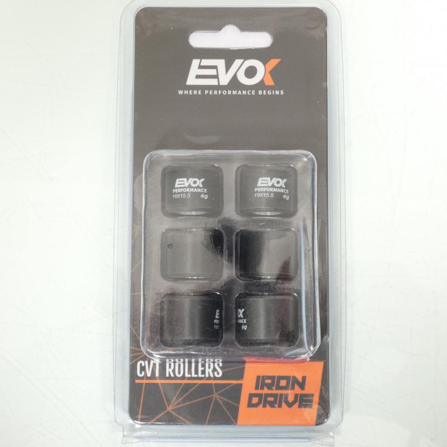 Variateurrol EVOK voor Scooter Gilera 50 Stalker 2000 tot 2020 19x15.5 6Grs Nieuw