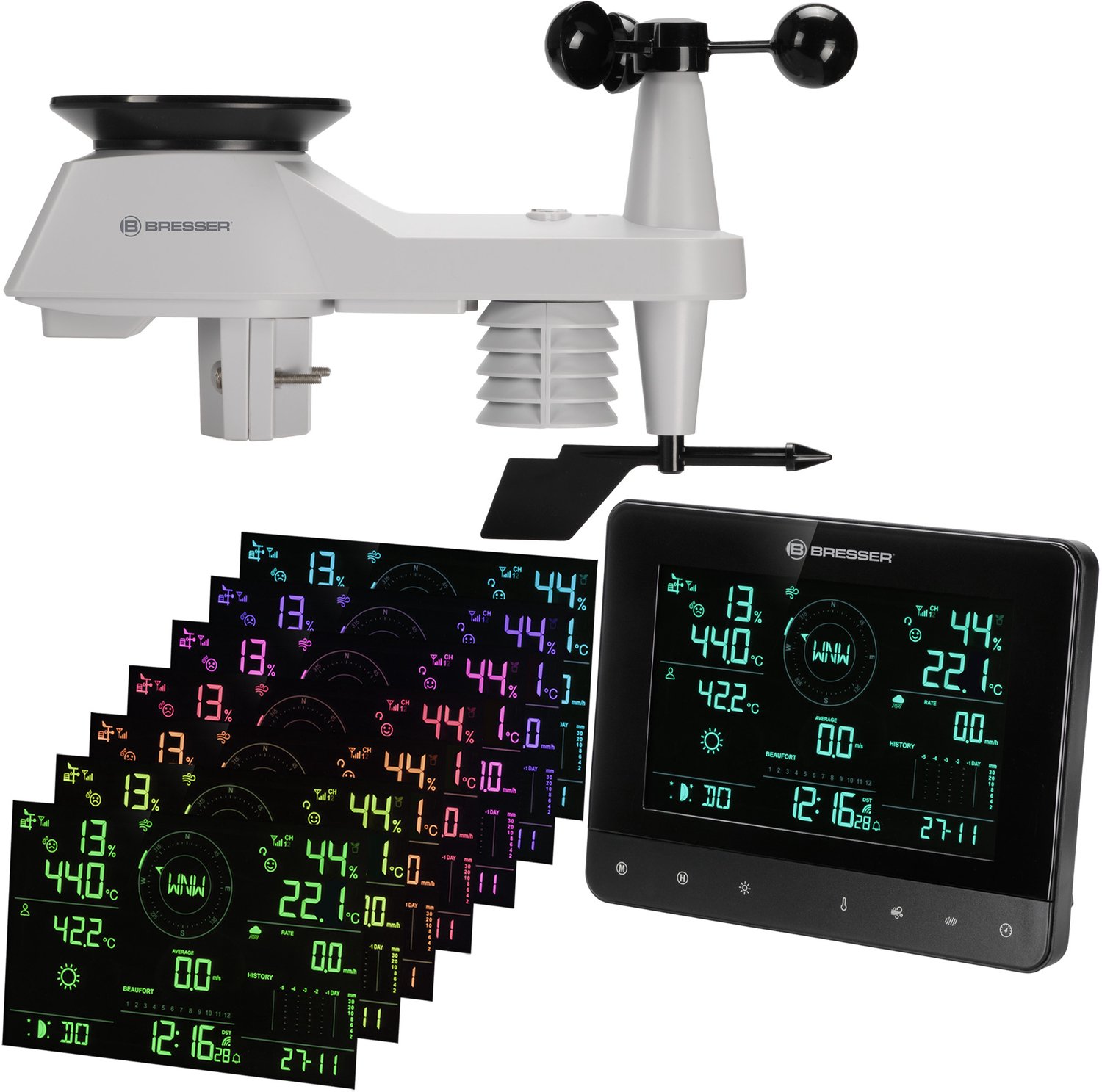 Bresser Weerstation - Climavision TB PRO - 5-in-1 Multisensor - Draadloze Sensor