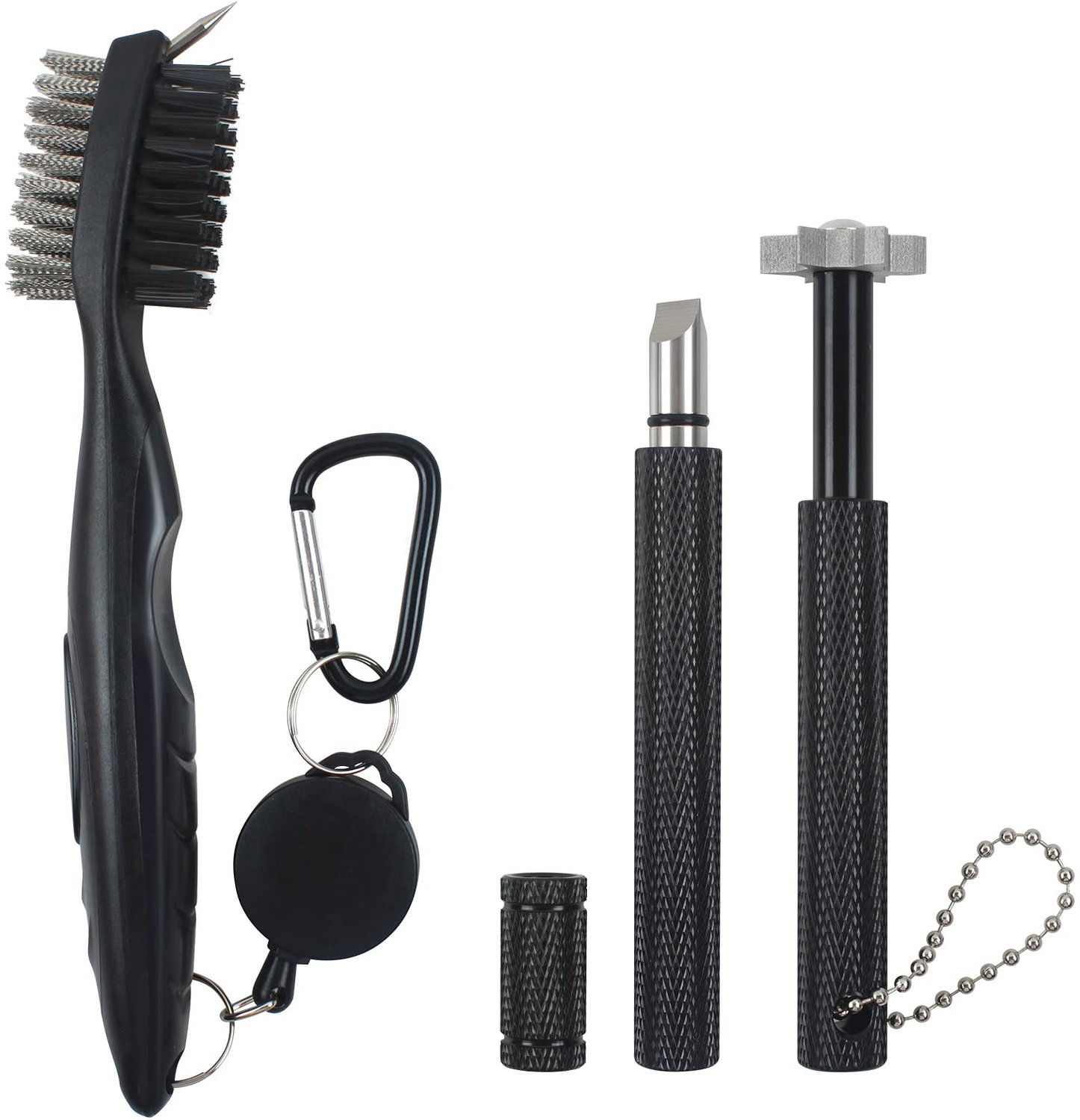 Golf Club Cleaner Tool Set met Borstels en Groefslijper