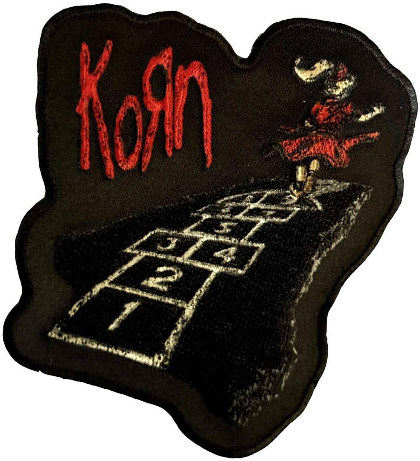 Korn - Hopscotch Patch - Zwart/Multicolours