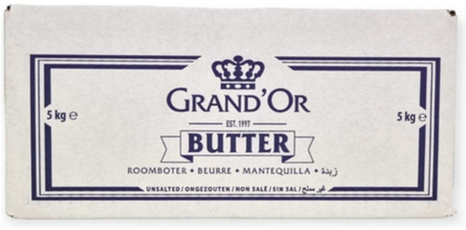 Grand'or | Roomboter 82% | Ongezouten | 5 kg