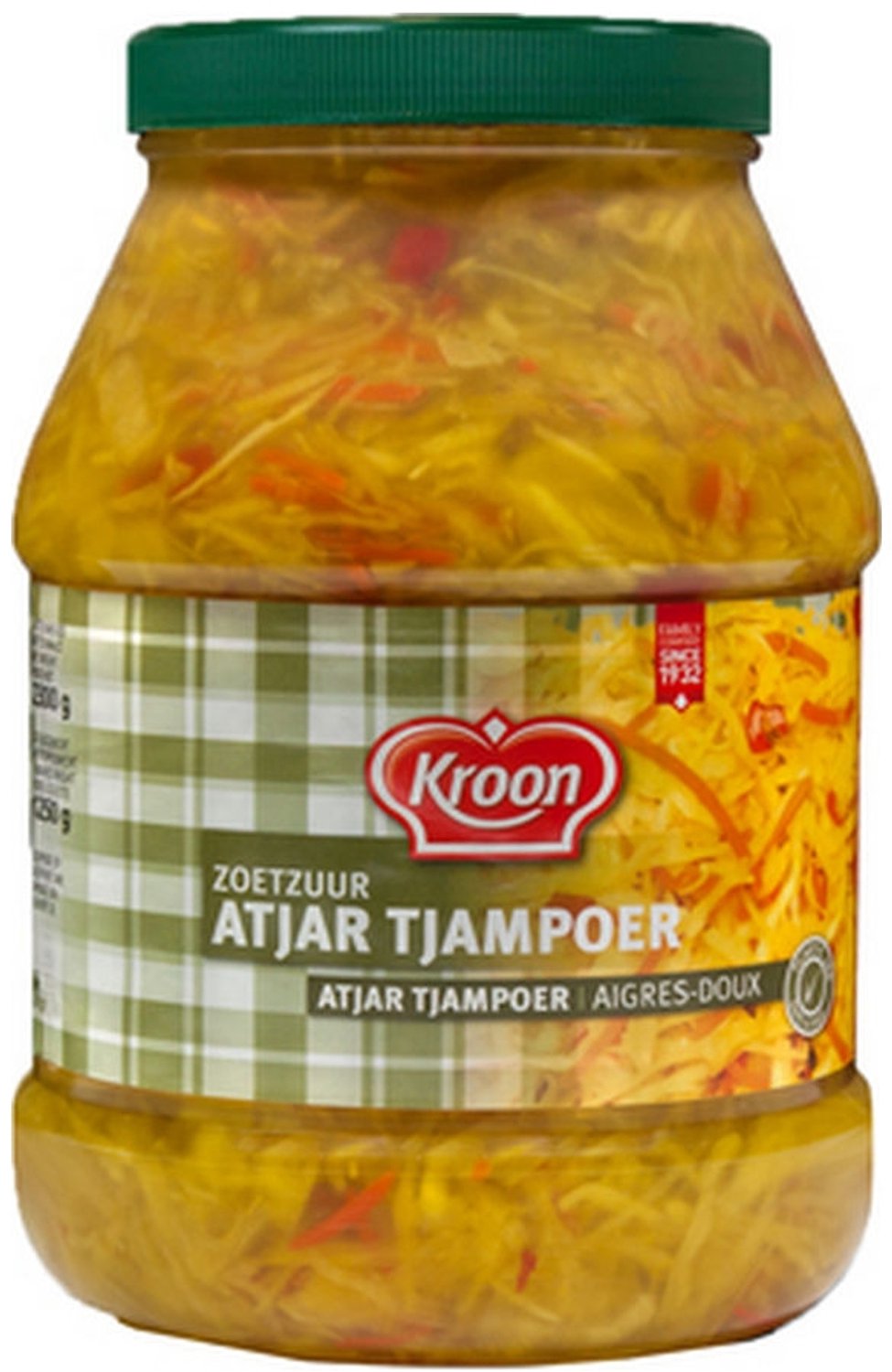 Kroon | Atjar Tjampoer Zoetzuur | 2400 ml | Omdoos 2x