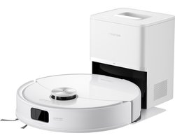 Roborock Q10 S5+ Robotstofzuiger en Dweil met Zelflediging– Zuigkracht van 10000 Pa–Vibrerende dweilpads– Handsfree Reinigen tot 7 Weken– Dubbel Anti-klitontwerp– Automatisch dweilen– Obstakelvermijding–Wit– S8 Plus Upgrade