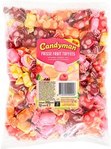 Candyman Frisse Fruit Toffees - 1 kilo