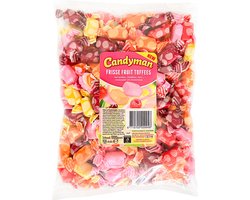 Candyman Frisse Fruit Toffees - 1 kilo