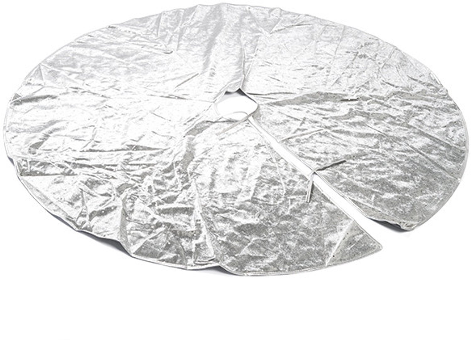 Kerstboomkleed | Decoris | Ø 120 cm (Zilver)