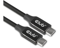Club 3D USB-C® naar C actieve 10Gbps kabel 8K60Hz M/M 5m/16,4ft