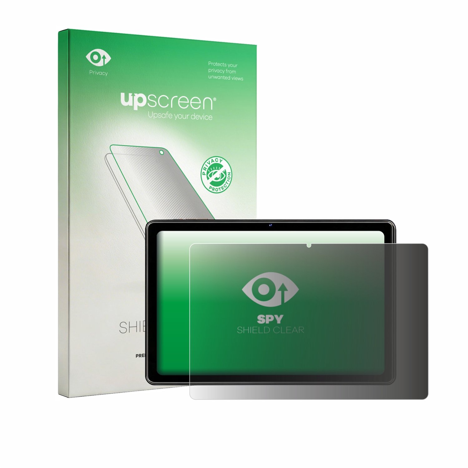 upscreen - privacy screenprotector voor Aobante K50 Compressa 10.1" - Folie Beschermfolie Blauwlichtfilter