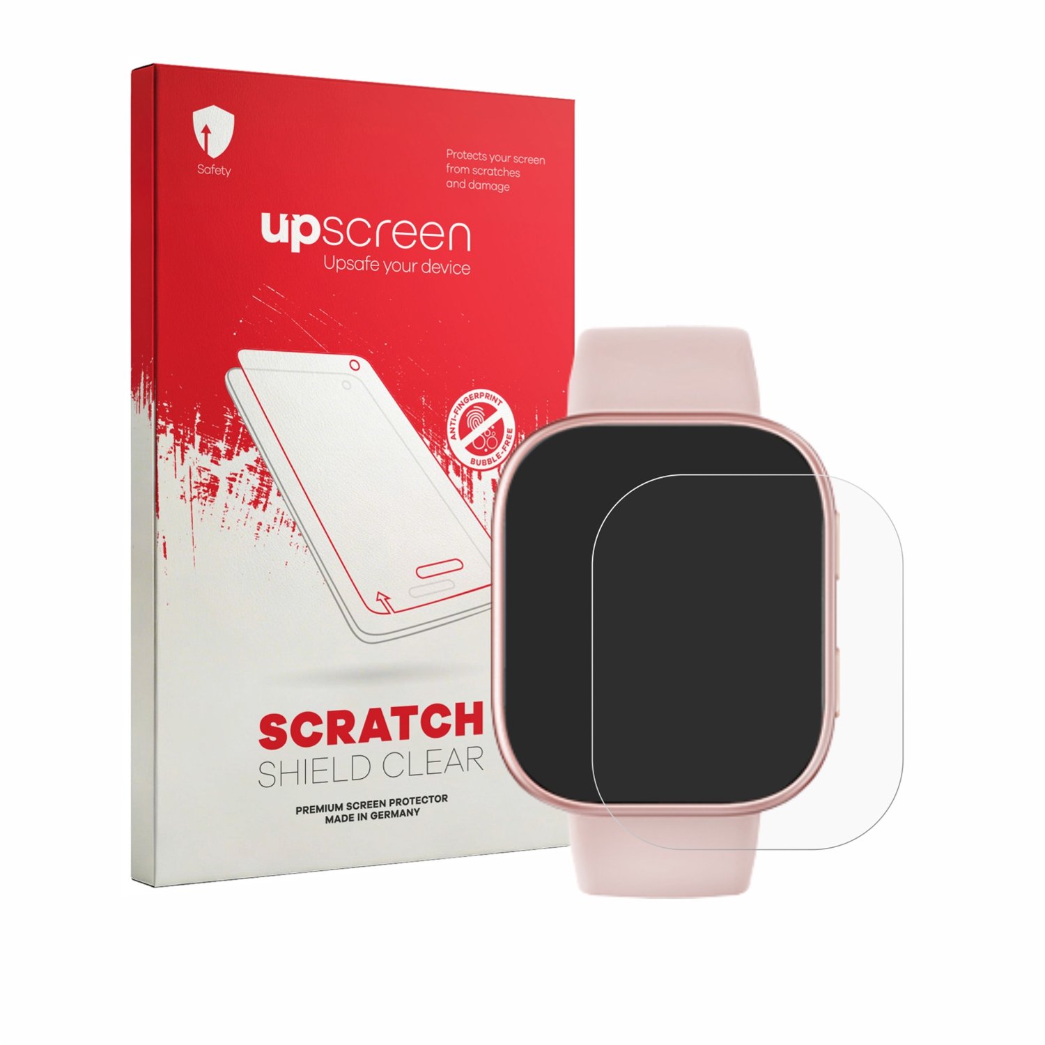 upscreen - Screenprotector voor Hwagol Smartwatch 1.83" - Folie Beschermfolie transparant