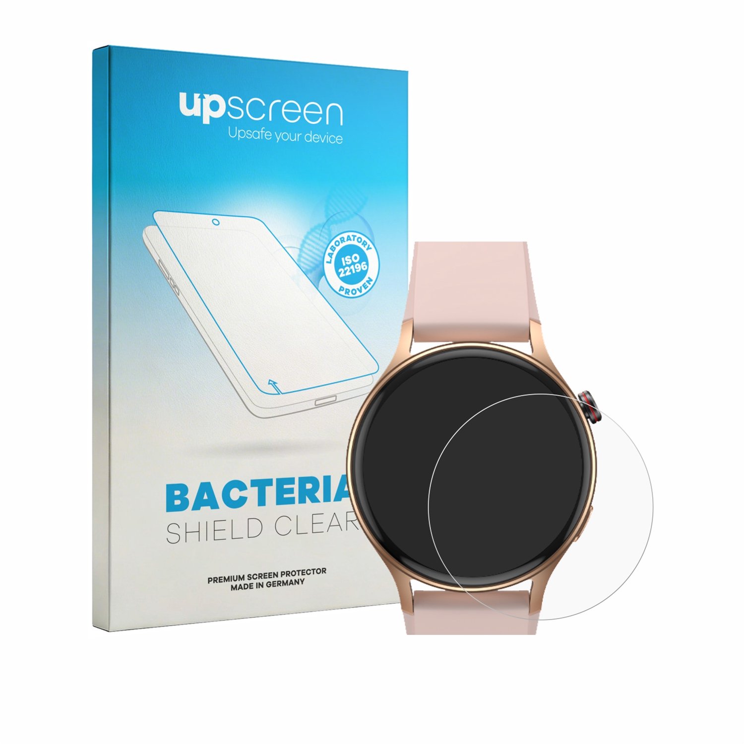 upscreen - Screenprotector voor aeac AR-01 1.32" - Folie Beschermfolie transparant antibacterieel