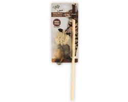 AFP Lambswool-Wand+Mouse with Feather Catnip Speelgoed voor katten - Kattenspeelgoed - Kattenspeeltjes