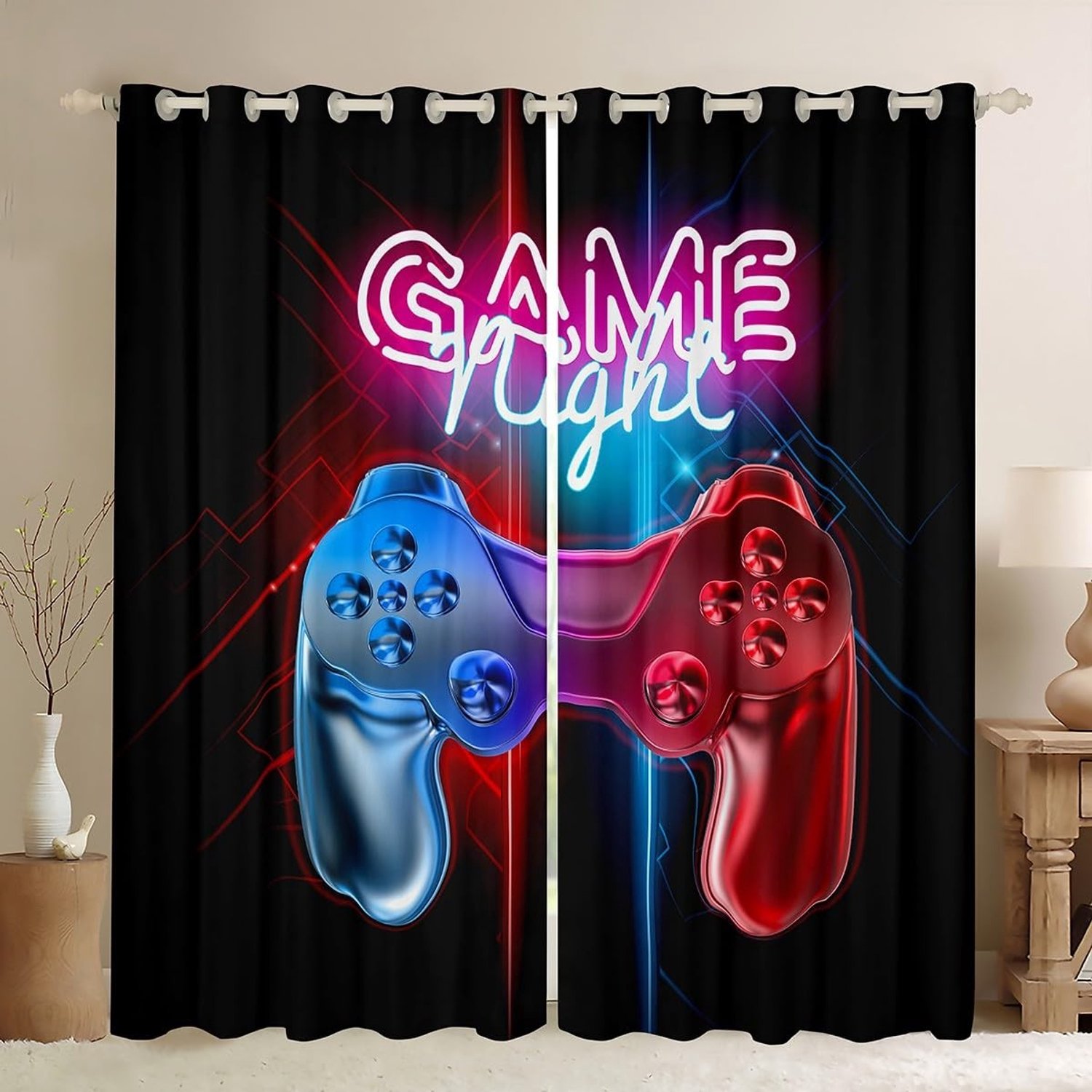 Gamer Raamdecoratie Gordijnen voor Jongens en Meisjes