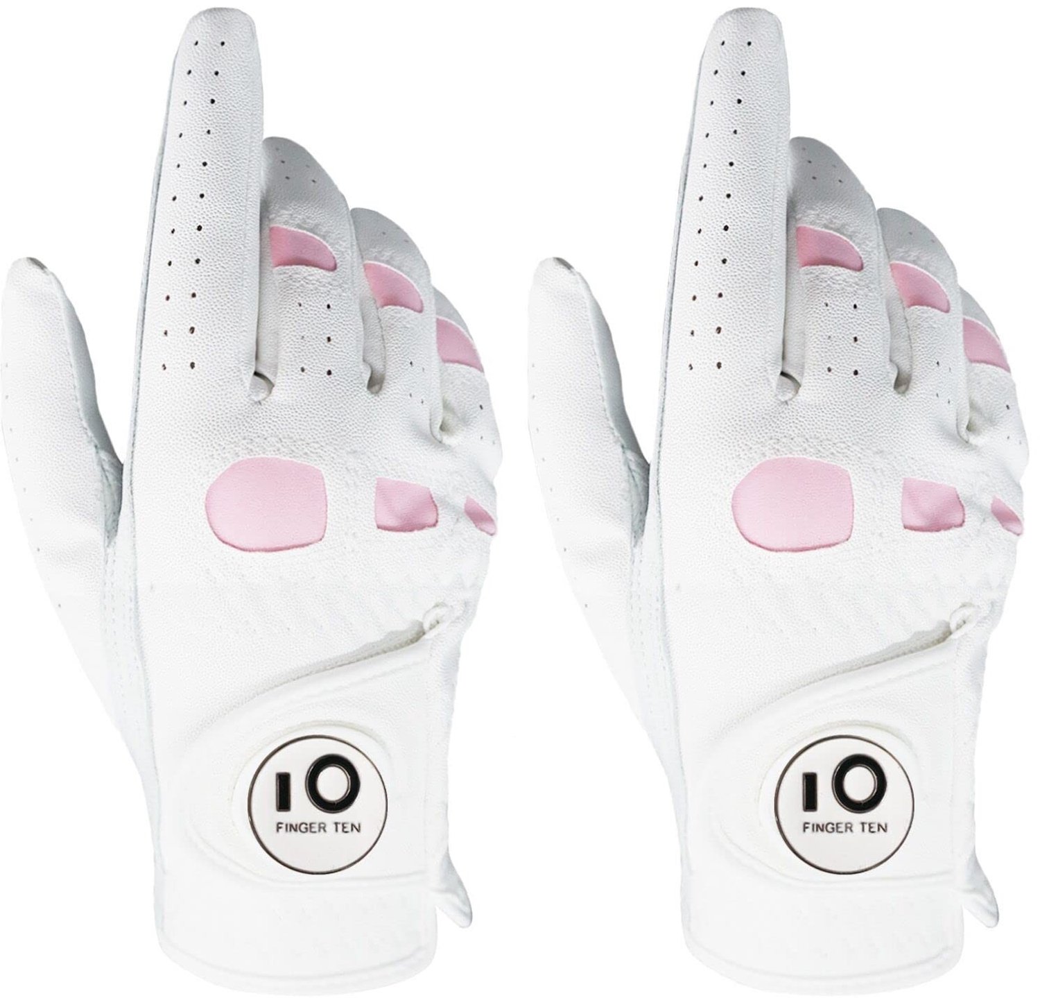 Golfhandschoenen voor Dames Links Leer met Ball Marker