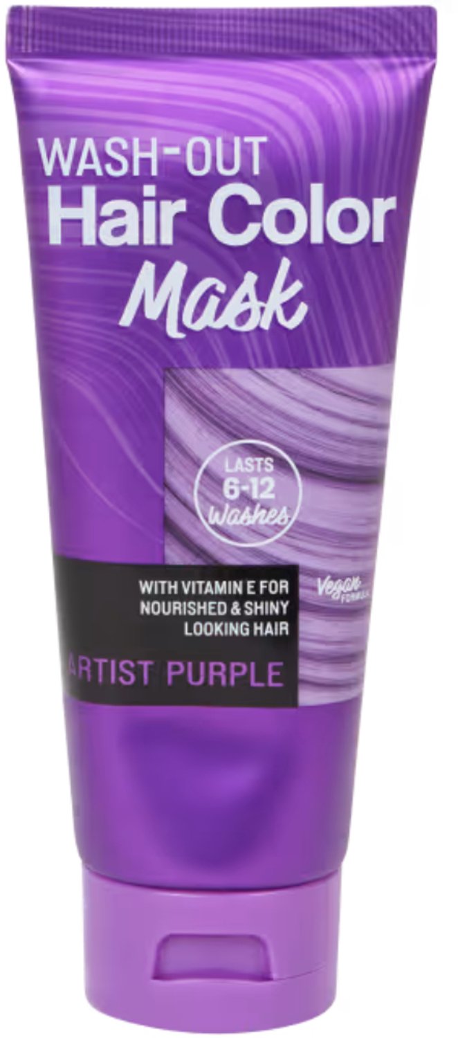 Hairmasters kleurmasker Artist Purple - Blijft tot wel 12 wasbeurten zitten - Haar