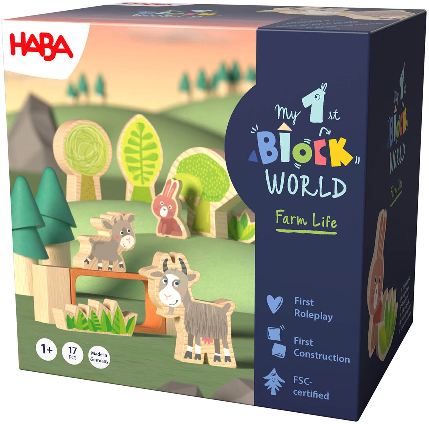 Haba My First Block Bos en weide - 18 maanden+