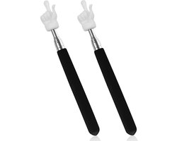 Lerarenpointer 2 Stuks - Uittrekbare Handpointer - Scholen/Kindergarten - Hoogwaardige Materialen - Lichtgewicht en Draagbaar - Onderwijs Pointer