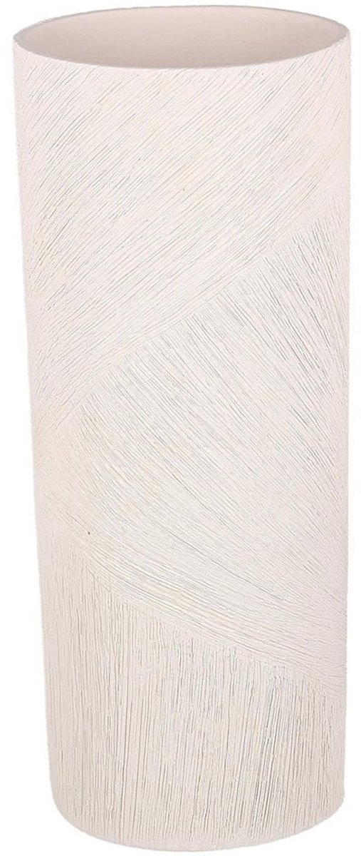 S|P Collection Vaas 13,5x9,5xH35,5cm ovaal beige Vico