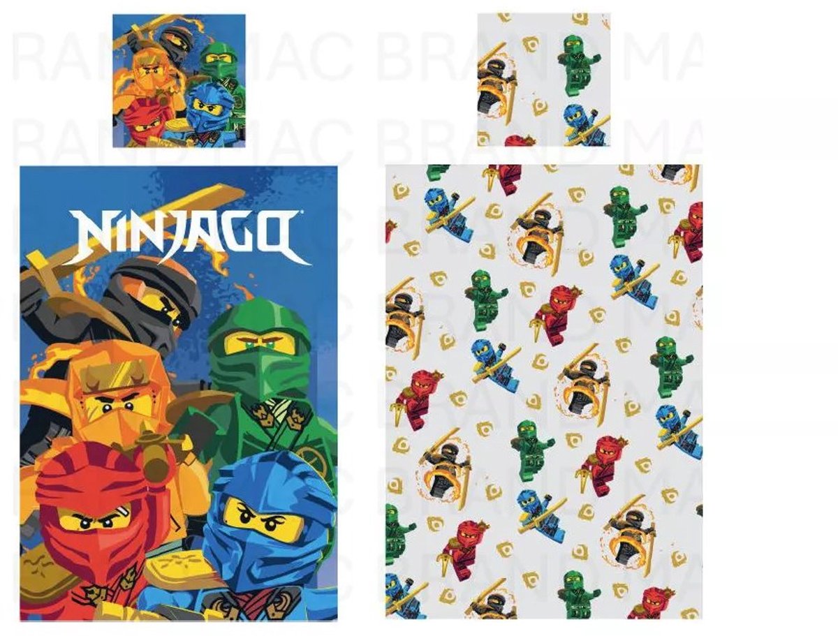 Lego dekbedovertrek Ninjago Sanctuary 100 x 135 cm - 40 x 60 cm - katoen
