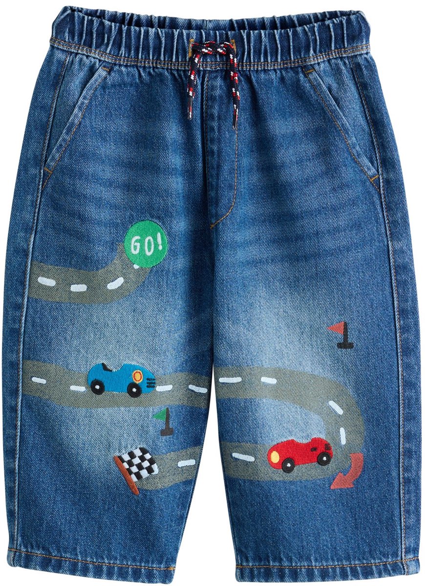 Next - Jongens - Jeans met brede pasvorm - Blauw