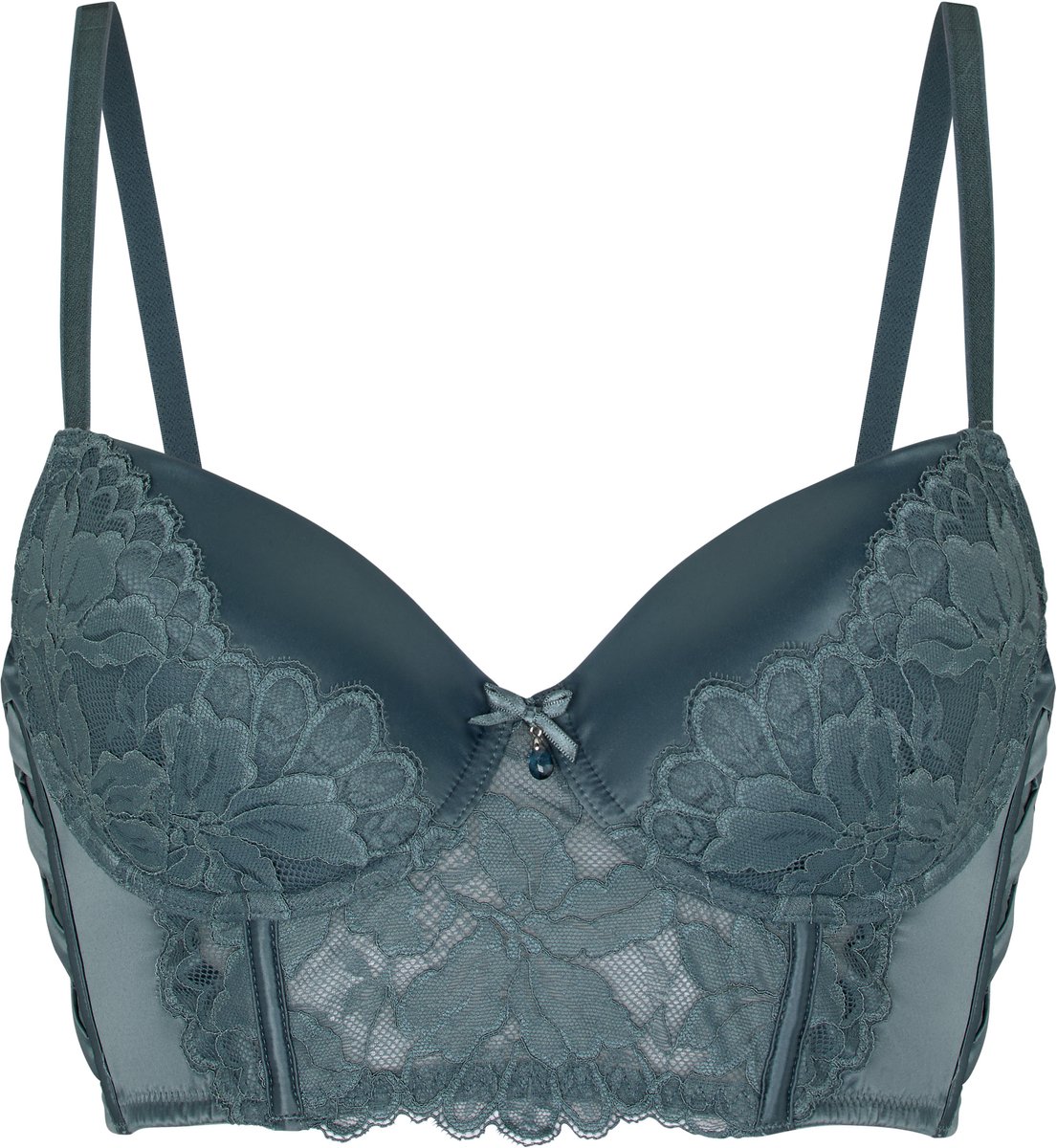 Hunkemöller Padded Underwired Longline Bra Viktoria Blauw