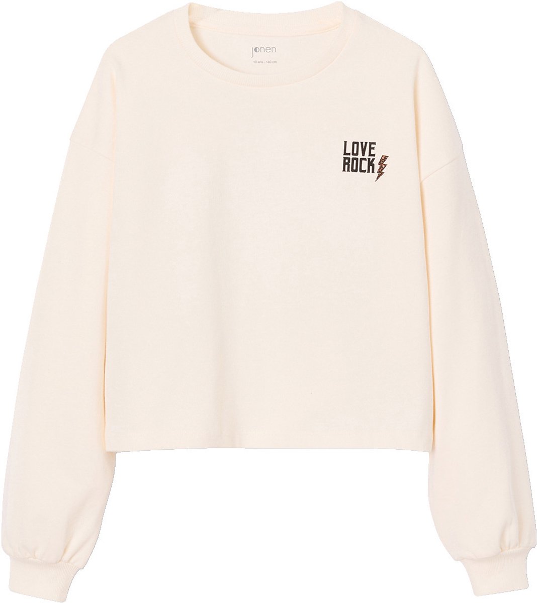 Jonen T-shirt met korte mouwen voor meisjes met motief op de rug JONEN