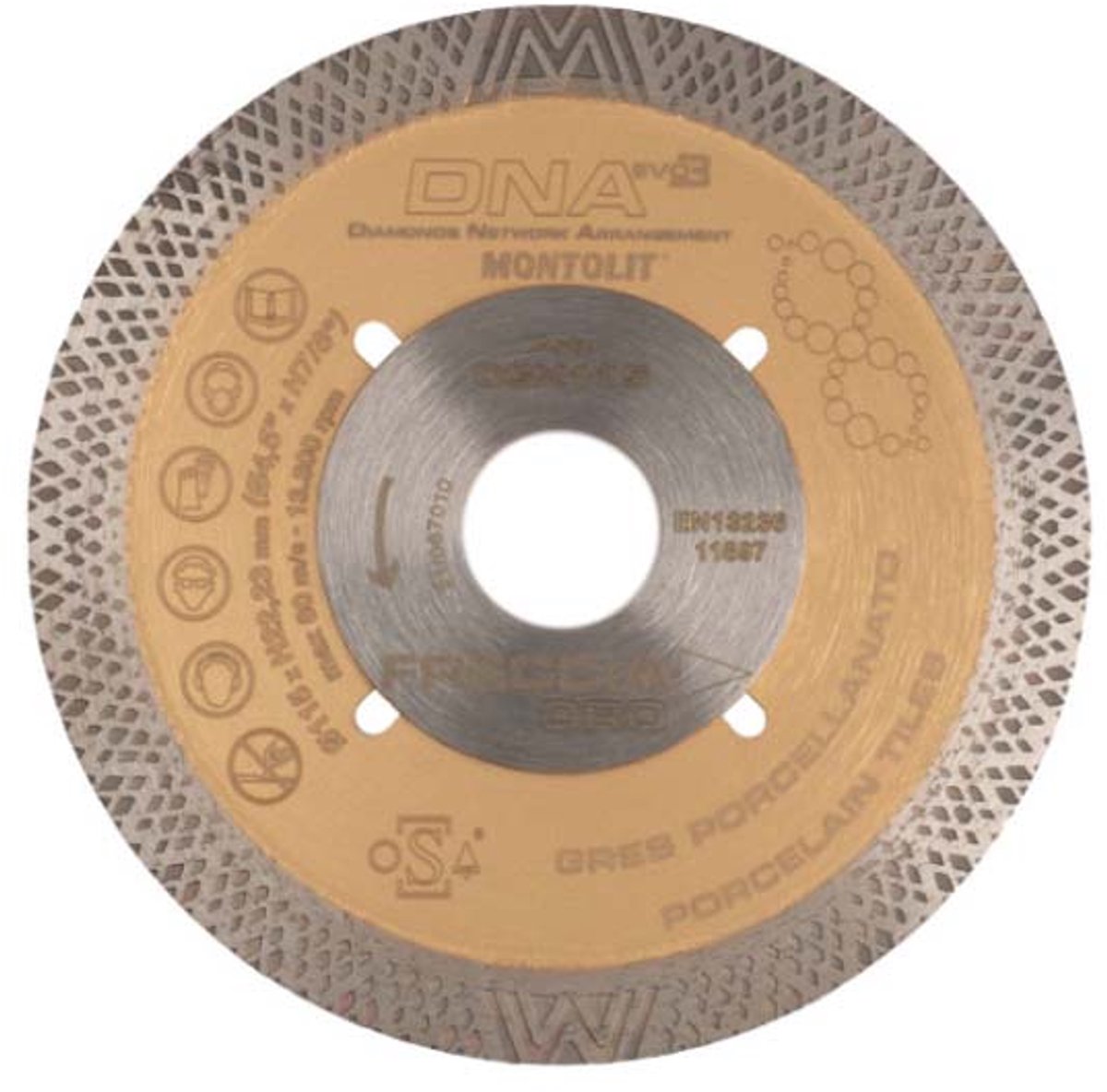 Montolit CGX115 Diamantschijf 115 x 22,2 mm
