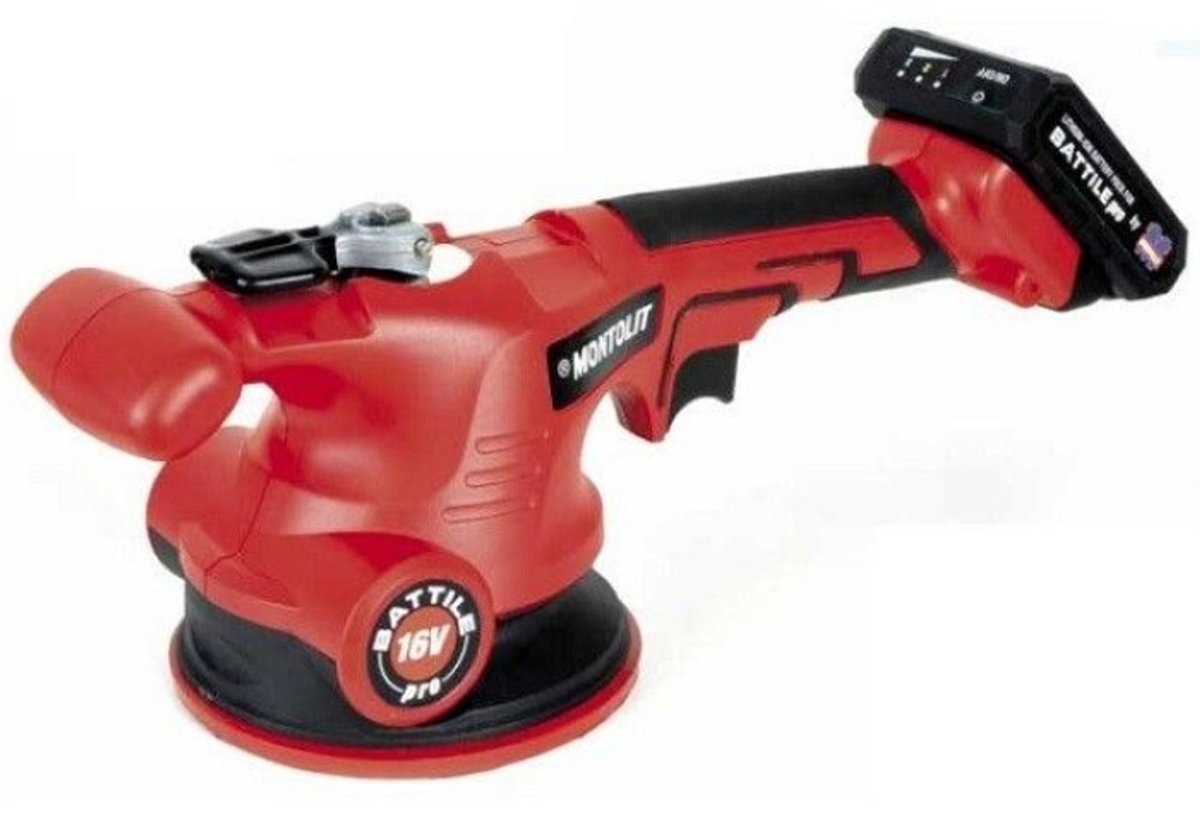 Montolit Battile PRO zuignap & tegeltriller + 2 accu's