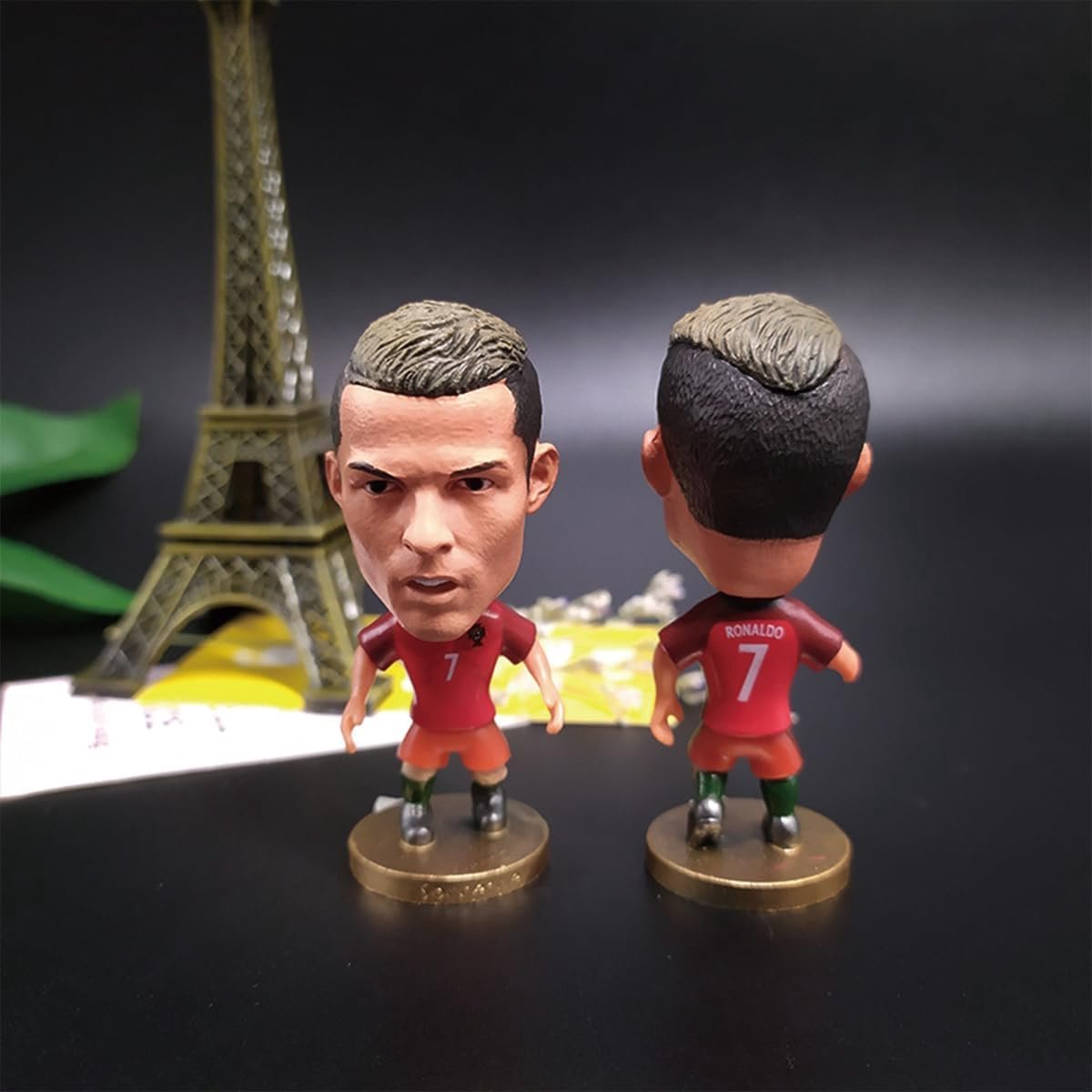 Doyomtoy hars voetbalsterren voor taartdecoratie, woonkamer, kantoor, poppen, autopoppen, Messi, Ronaldo, Harland - ShopVlot