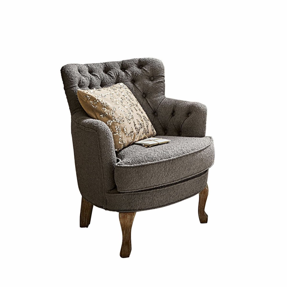 LOBERON Fauteuil Calgary grijs