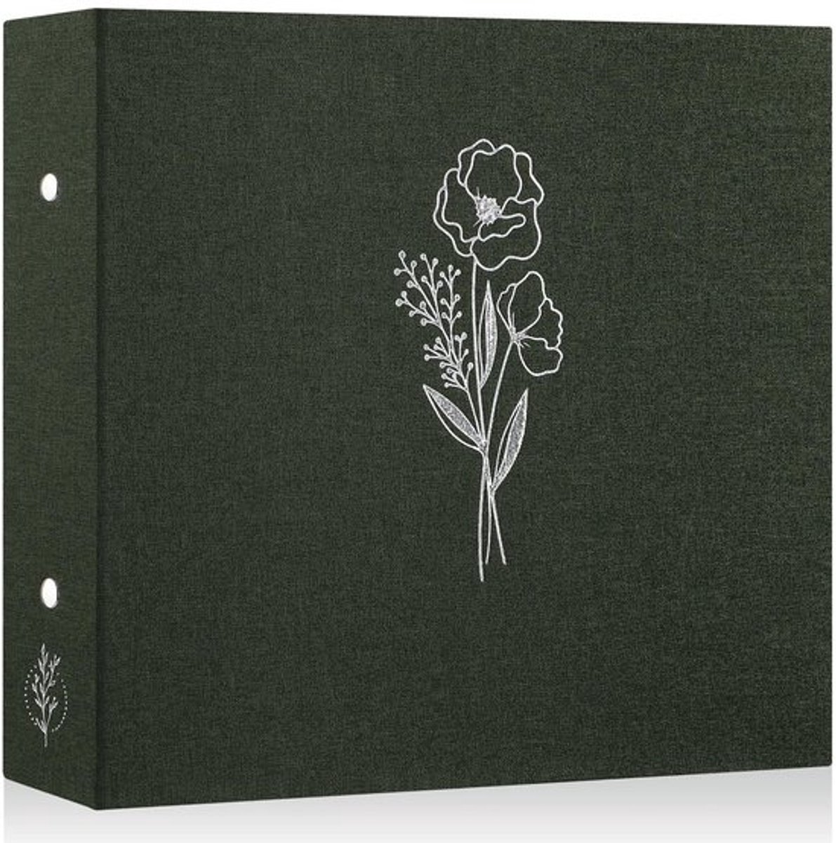 Dailygoods- Scrapbook Fotoalbum 30,5 x 30,5 cm - Linnen Cover - 3 Ringband - 60