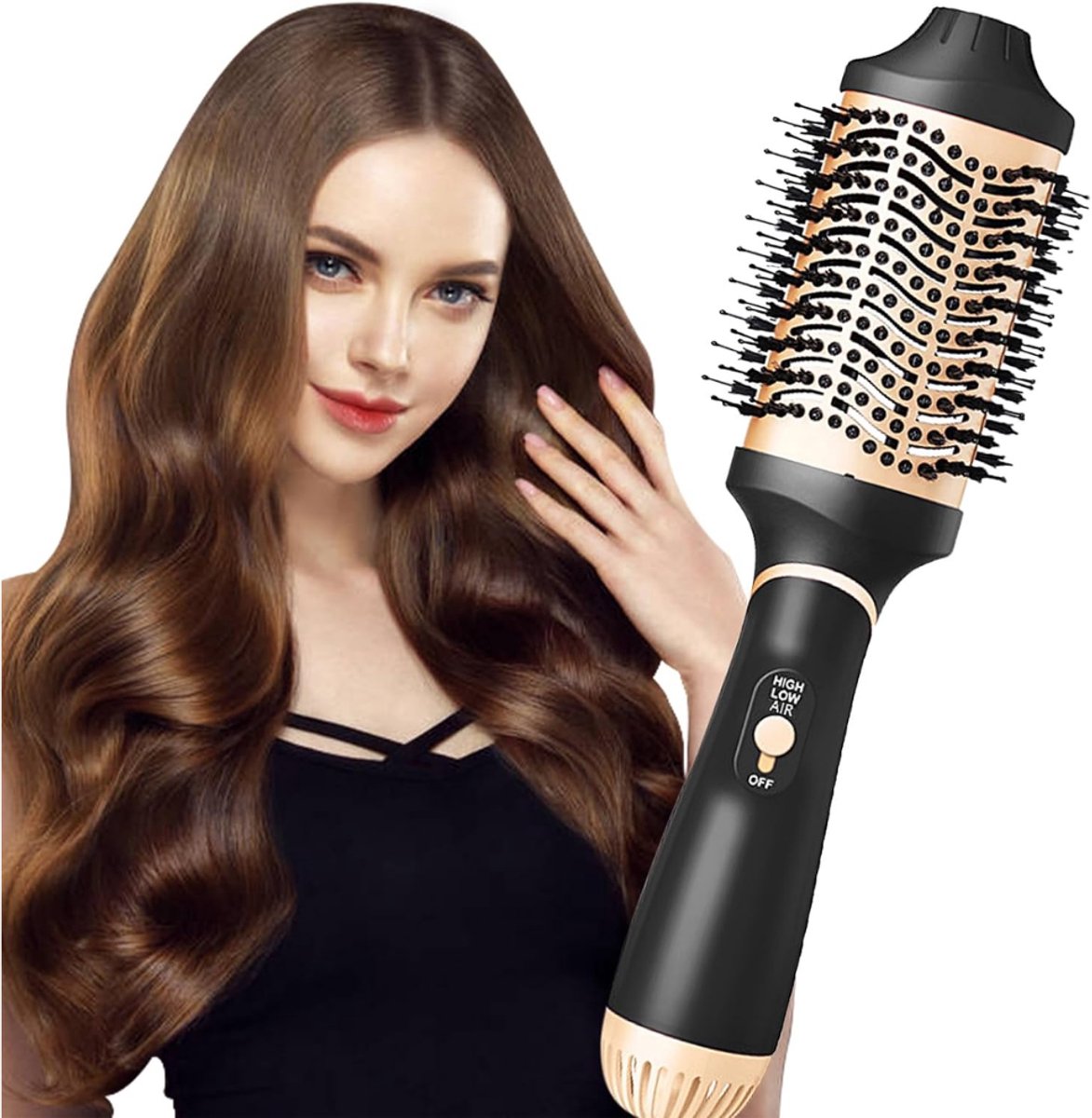 VH Supplies® Roterende Fohnborstel - Krulborstel - Hairstyler - 4 in 1