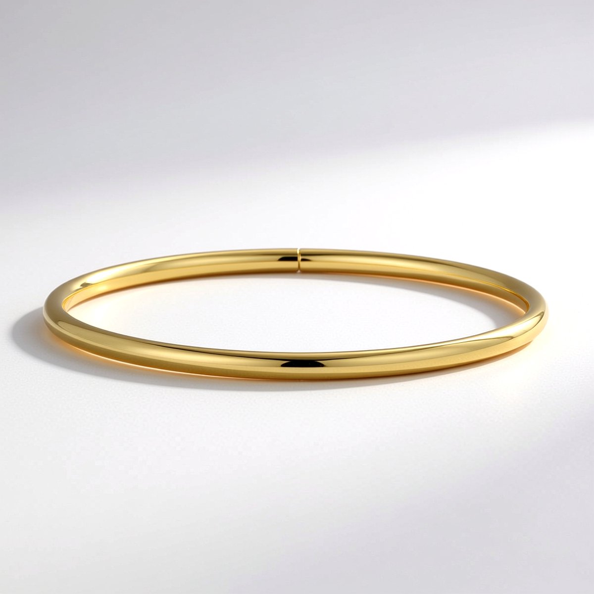 Cavill - Zilveren Armband - 925 Sterling Zilver met Goud Verguld - Minimalistisch & Elegant - Smal & Stijlvol - Armband Dames - Tijdloos Design