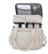 Evite Luxe Koeltas voor Onderweg - Thermisch Geïsoleerd - Voor Moedermelk, Baby en Borstvoeding - Kolftas - Grijs